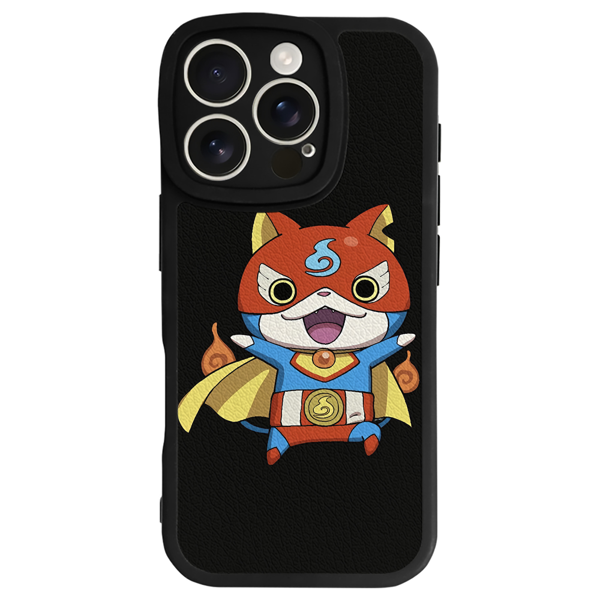 （画像用） 妖怪ウォッチ Yo-kai Watch 【iPhone 16シリーズ対応】シリコンスマホケース（レザー調） 材質：シリコン